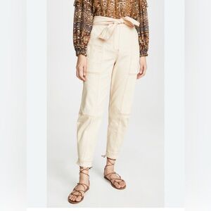 Ulla Johnson Cream Ankle Pants